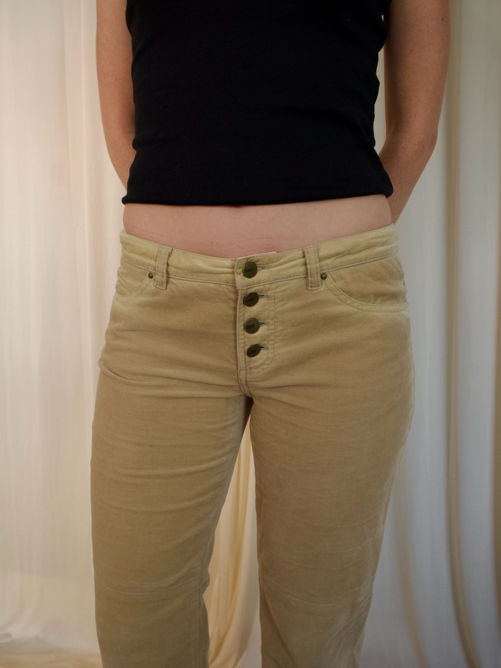 Laundry By Shelli Segal velvet pants - Picture 2 of 4